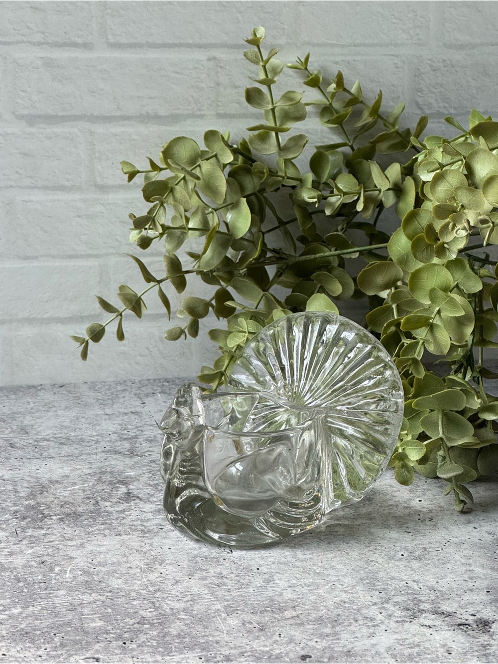 Vintage 70s Avon Glass Turkey Votive Candle Holder 1979